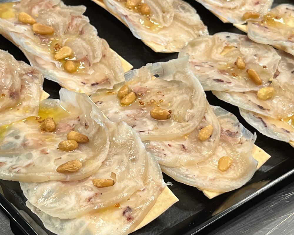 Carpaccio de peus de porc